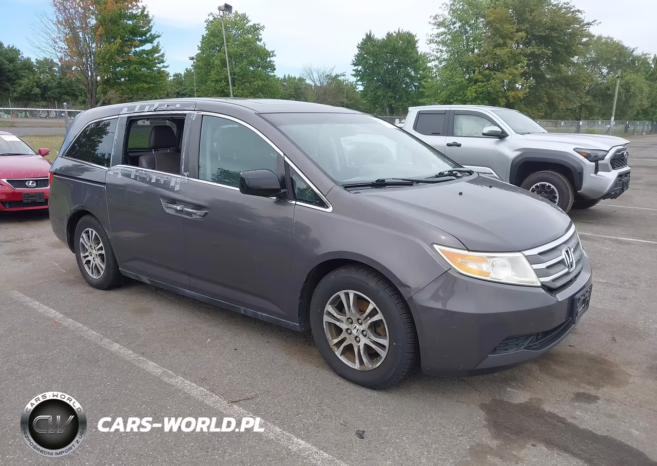 2013 Honda Odyssey Ex-L VIN:5FNRL5H6XDB076708 - 1