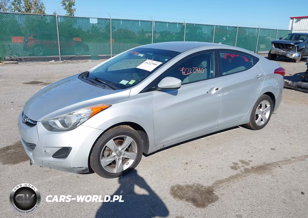 2013 Hyundai Elantra Gls Pzev VIN:5NPDH4AEXDH393011 - 2
