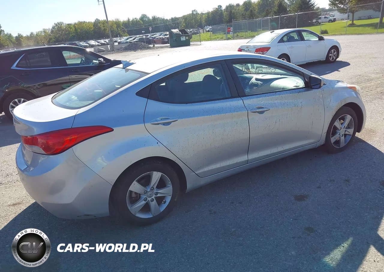 2013 Hyundai Elantra Gls Pzev VIN:5NPDH4AEXDH393011 - 4