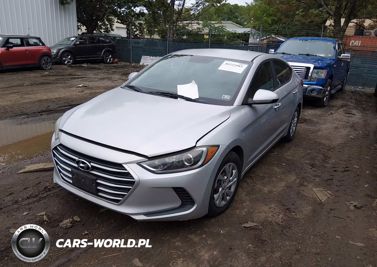 2017 Hyundai Elantra Se VIN:KMHD74LF3HU118953 - 2
