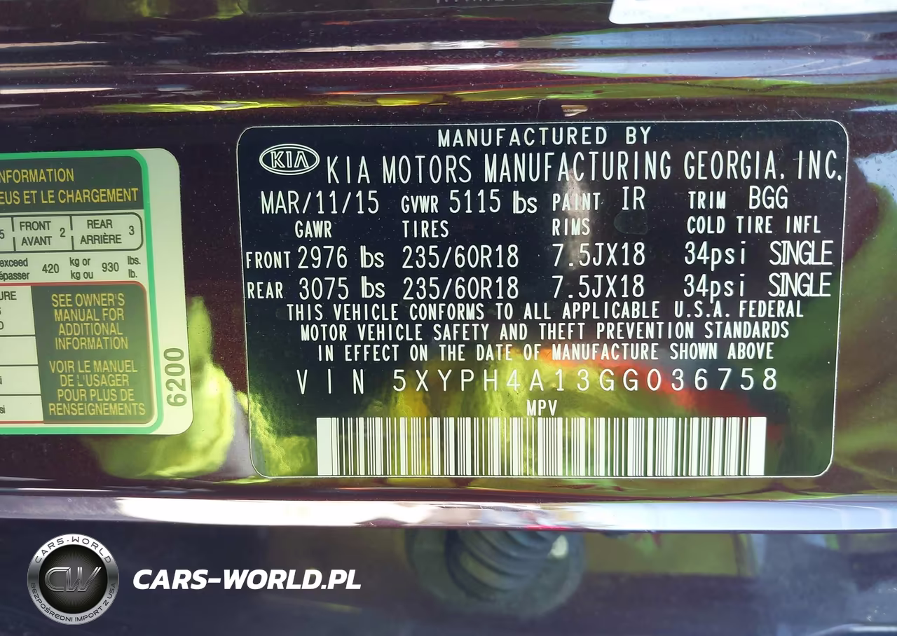 2016 Kia Sorento 2.0T Ex VIN:5XYPH4A13GG036758 - 9