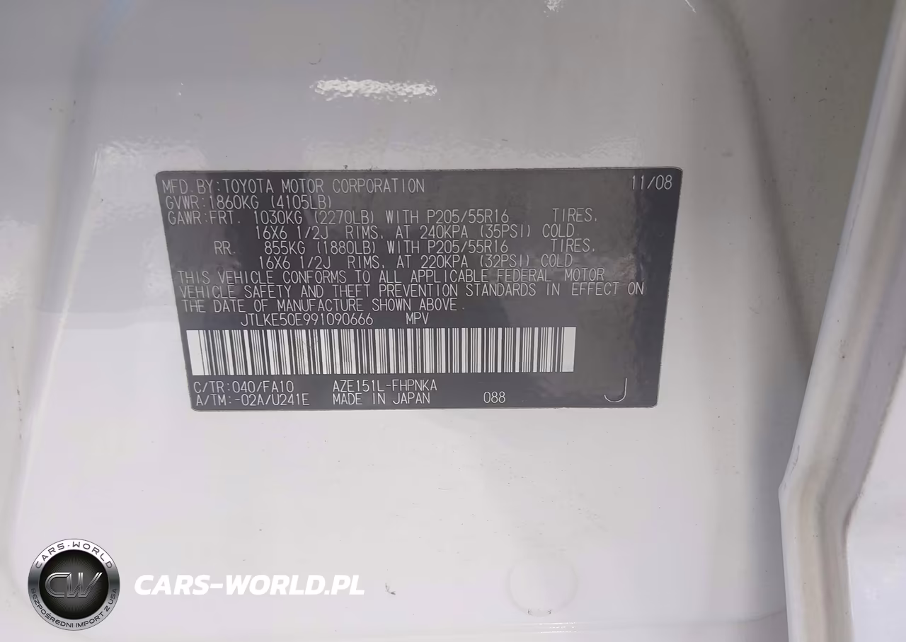 2009 Scion Xb VIN:JTLKE50E991090666 - 9