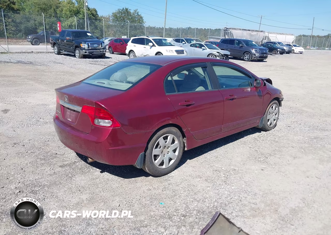 2011 Honda Civic Lx VIN:19XFA1F5XBE025823 - 4