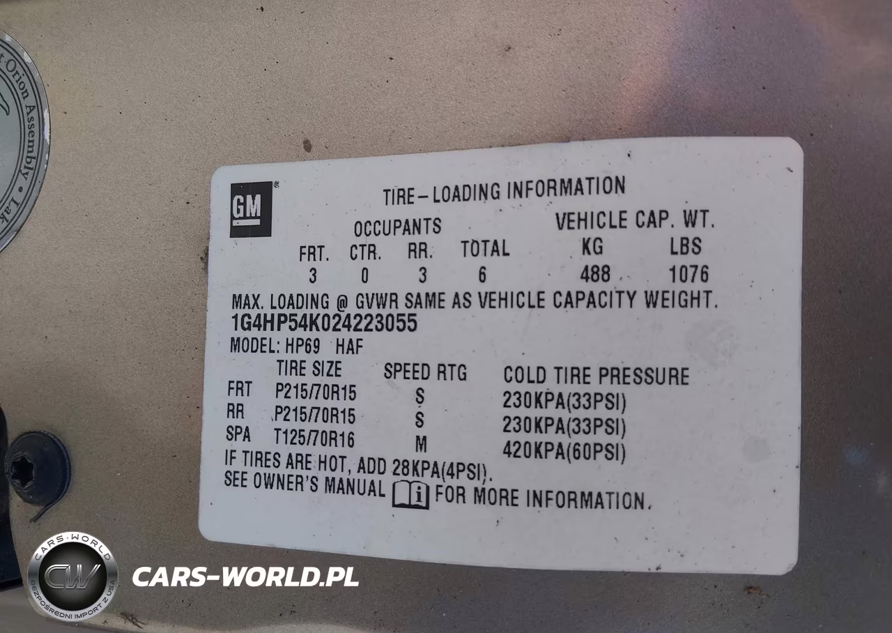 2002 Buick Lesabre Custom VIN:1G4HP54K024223055 - 9