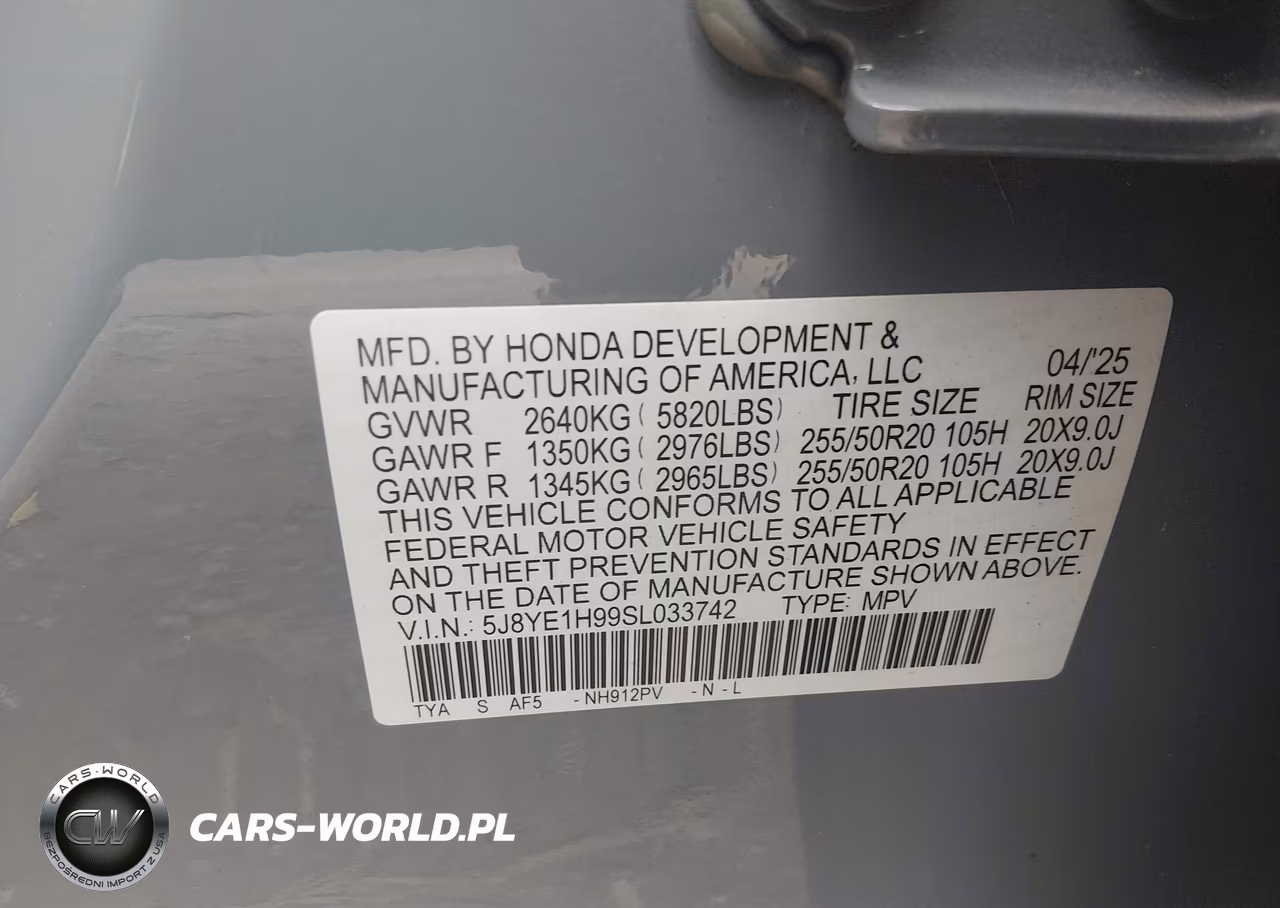 2025 Acura Mdx A-Spec Advance Package VIN:5J8YE1H99SL033742 - 9