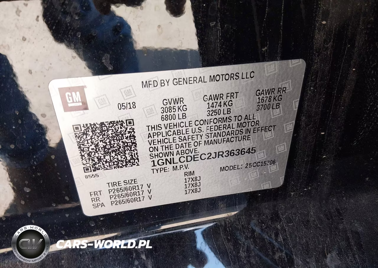 2018 Chevrolet Tahoe Commercial Fleet VIN:1GNLCDEC2JR363645 - 9