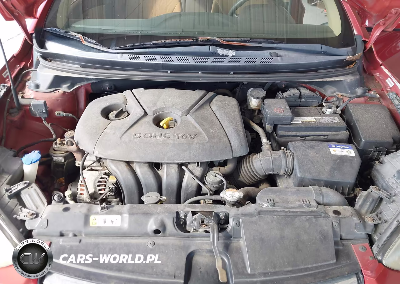 2012 Hyundai Elantra Gls (Ulsan Plant) VIN:KMHDH4AEXCU426377 - 10