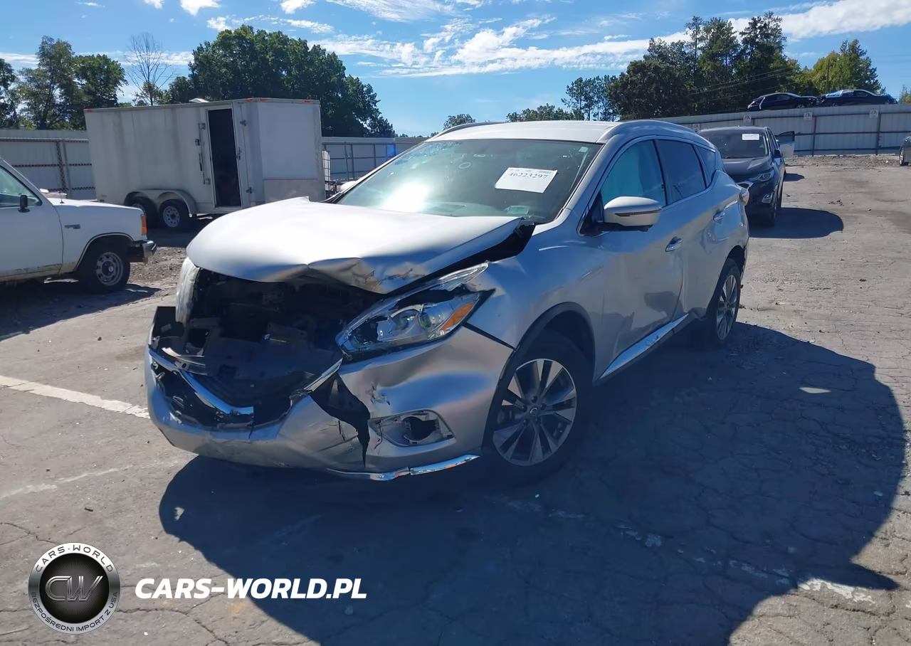 2016 Nissan Murano Sl VIN:5N1AZ2MG6GN101758 - 2