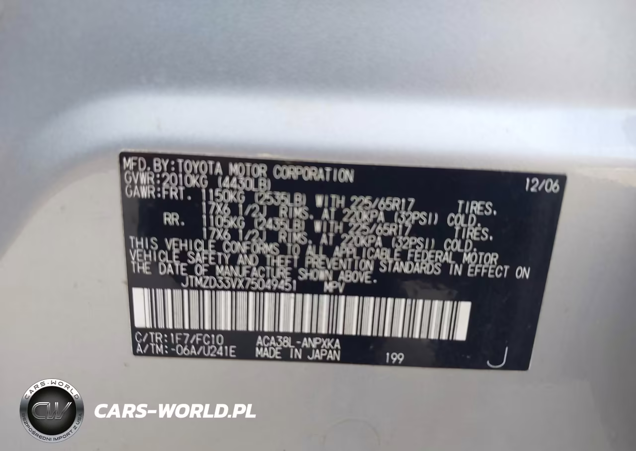 2007 Toyota Rav4 VIN:JTMZD33VX75049451 - 9
