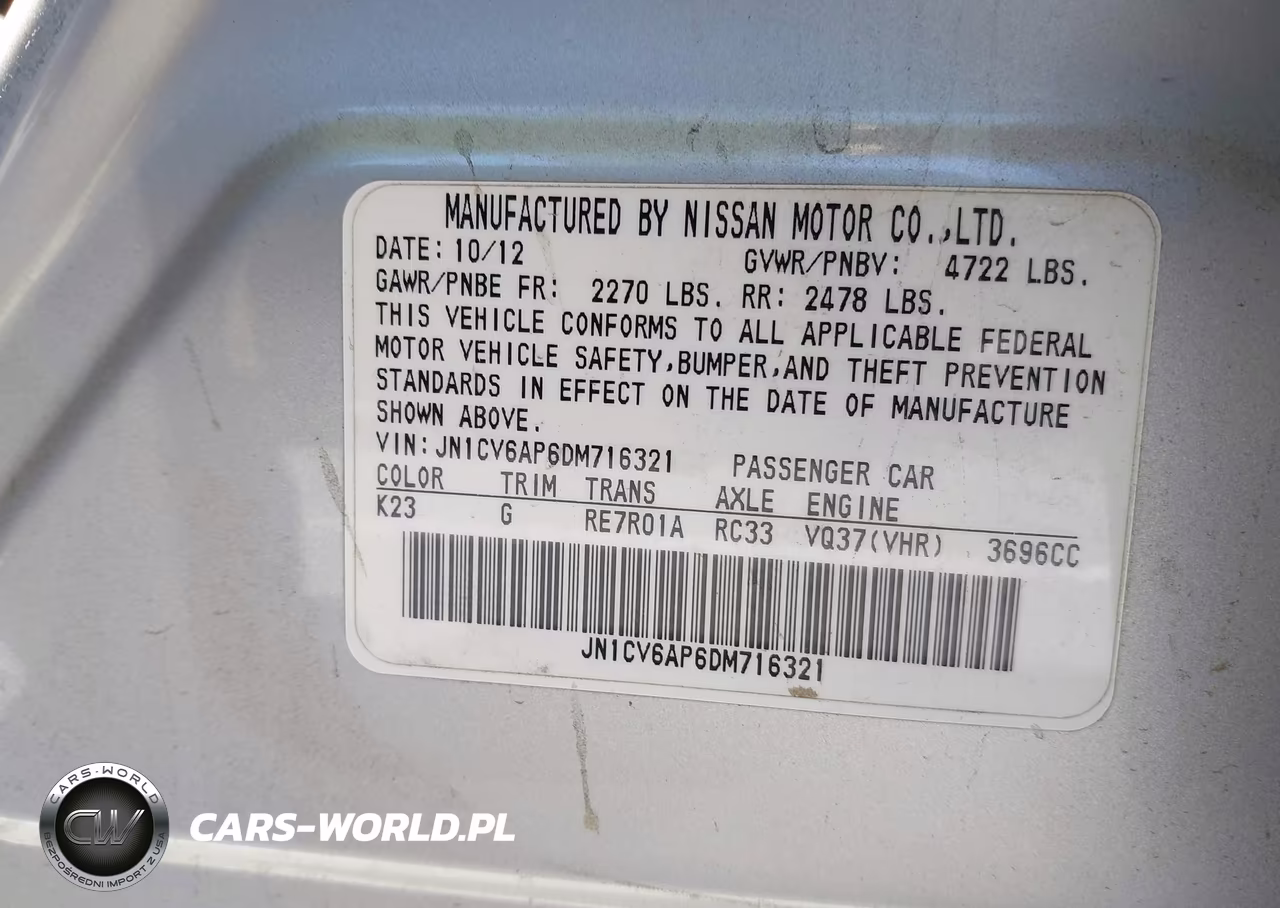 2013 Infiniti G37 Journey VIN:JN1CV6AP6DM716321 - 9