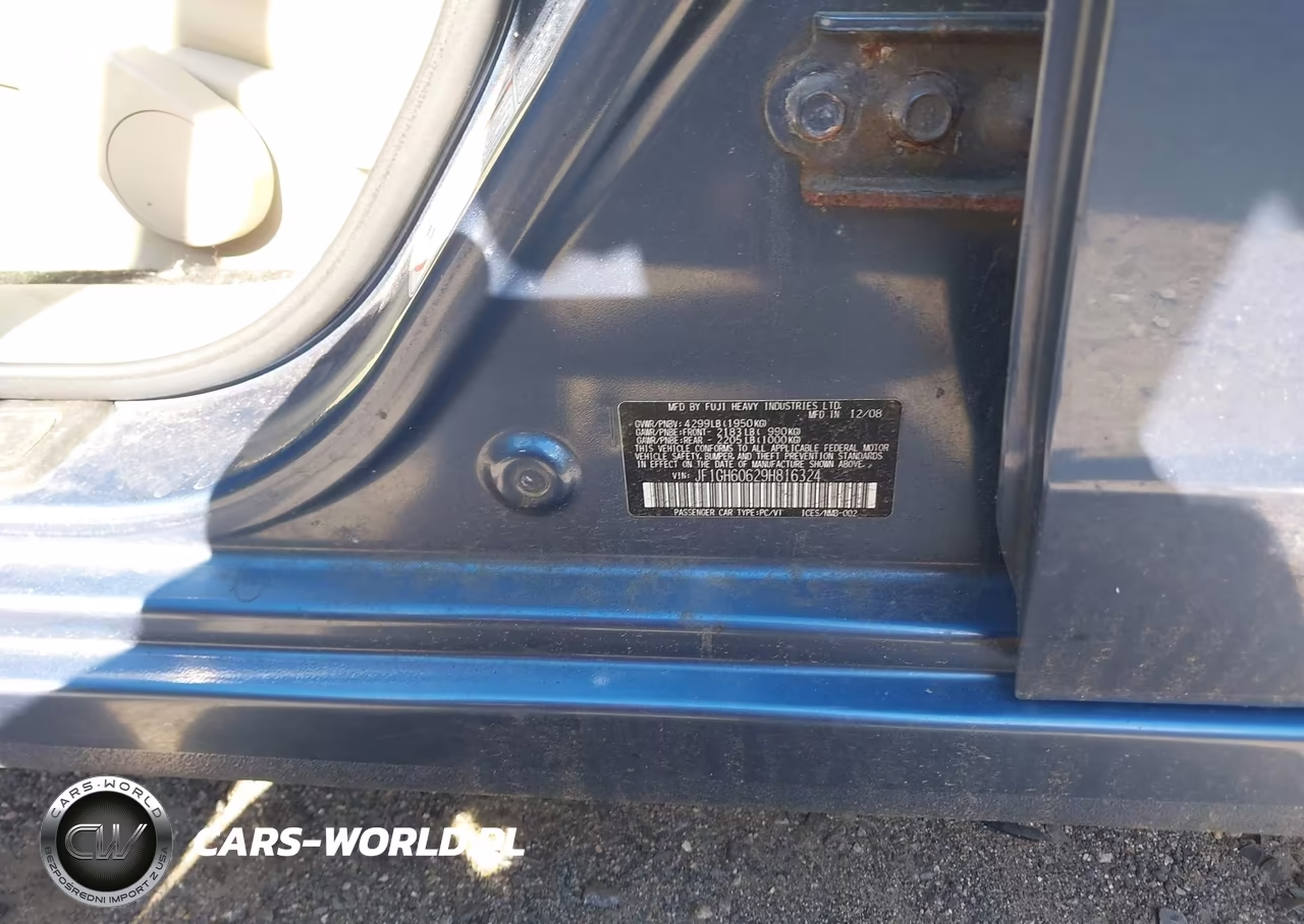 2009 Subaru Impreza 2.5I VIN:JF1GH60629H816324 - 9