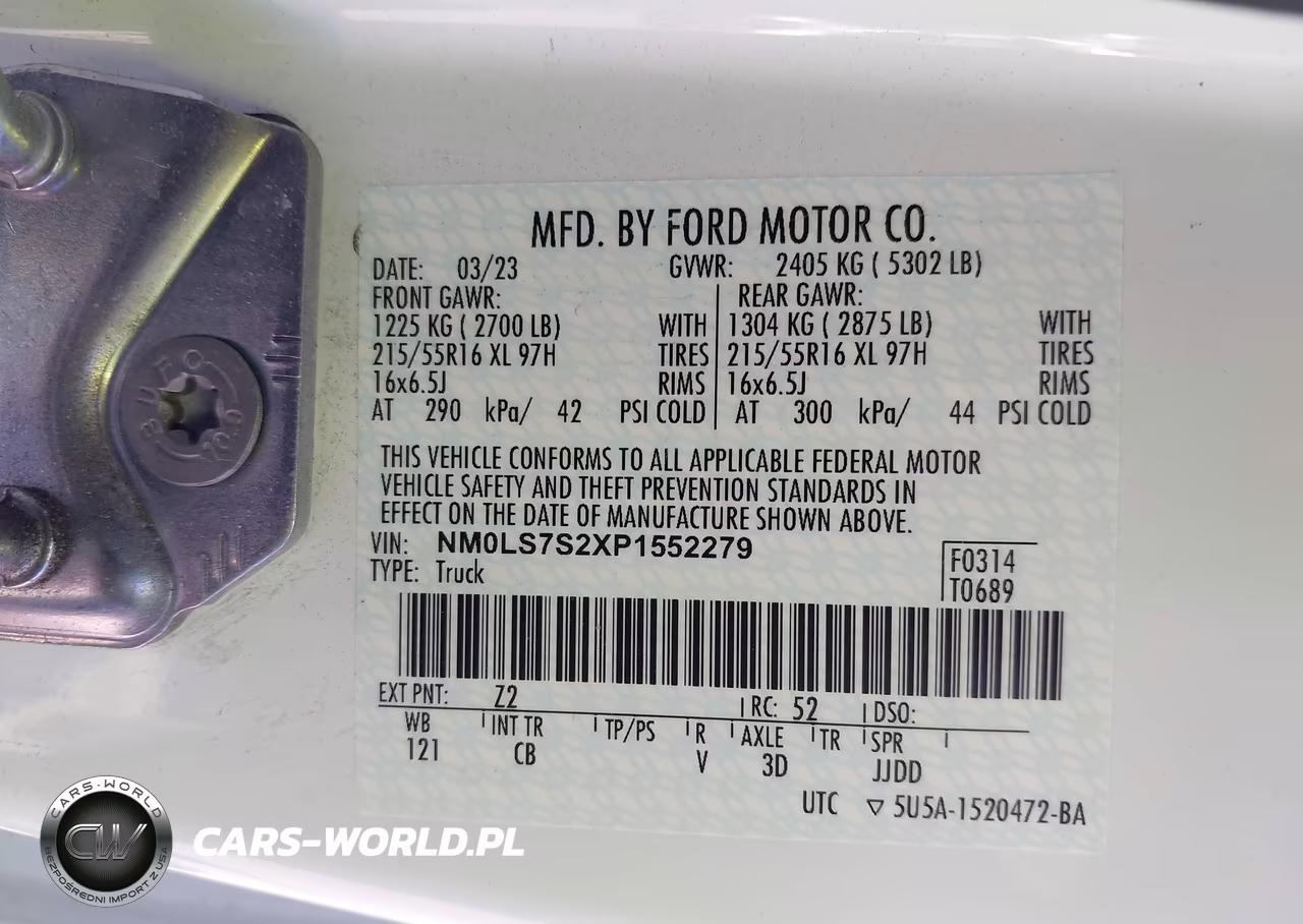 2023 Ford Transit Connect Xl VIN:NM0LS7S2XP1552279 - 9