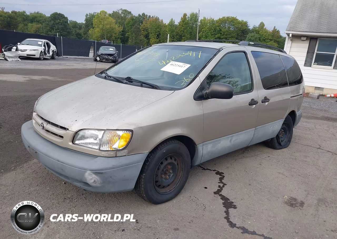 2000 Toyota Sienna Le VIN:4T3ZF13C3YU287052 - 2