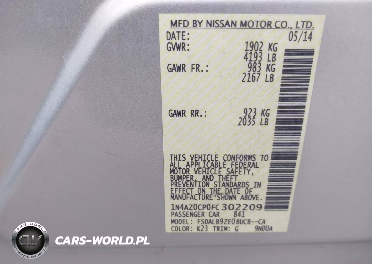 2015 Nissan Leaf S VIN:1N4AZ0CP0FC302209 - 9