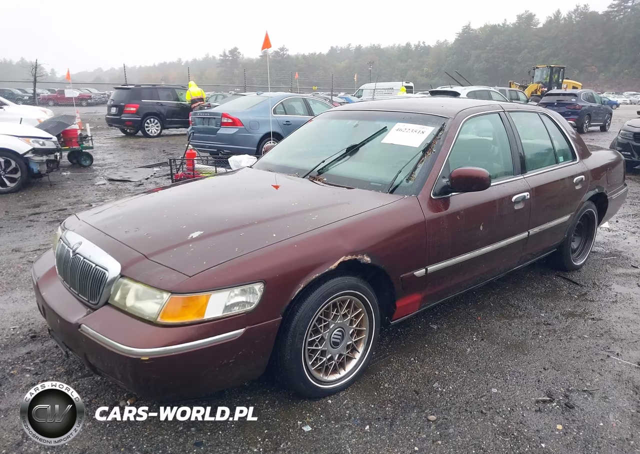 2001 Mercury Grand Marquis Gs VIN:2MEFM74WX1X634293 - 2