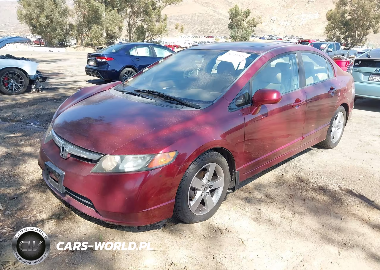 2008 Honda Civic Ex-L VIN:1HGFA16958L071449 - 2