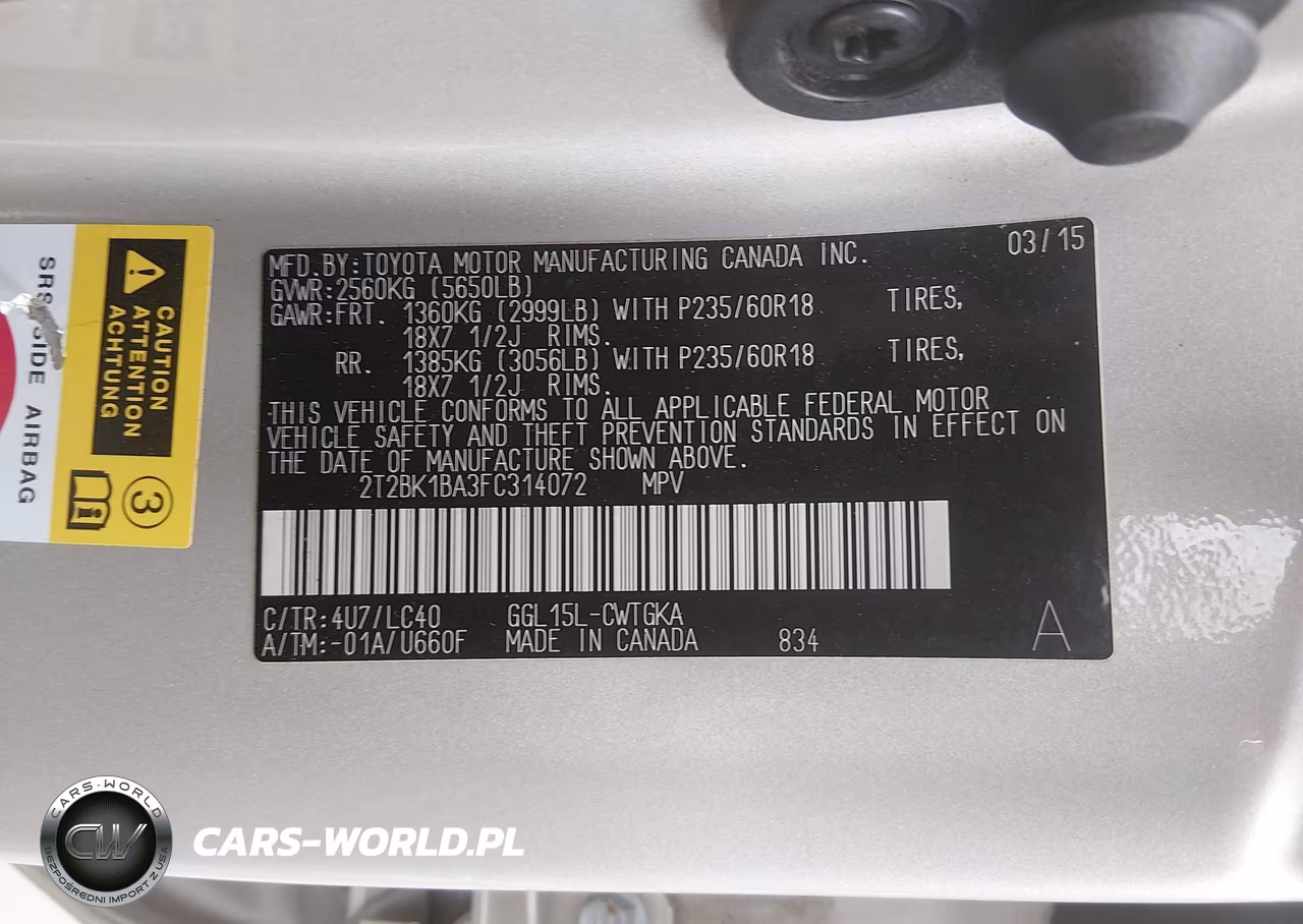 2015 Lexus Rx 350 VIN:2T2BK1BA3FC314072 - 9