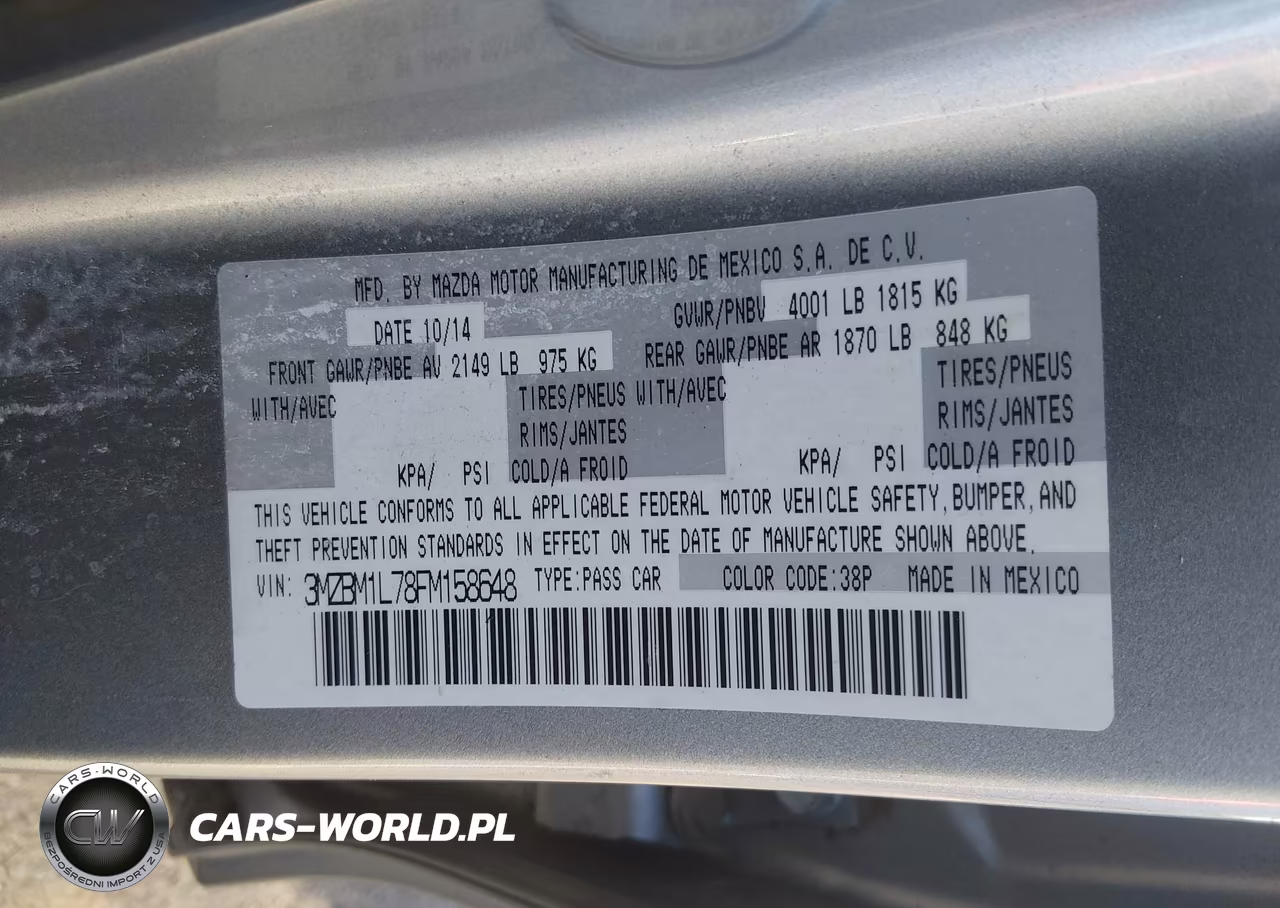 2015 Mazda Mazda3 I Touring VIN:3MZBM1L78FM158648 - 9