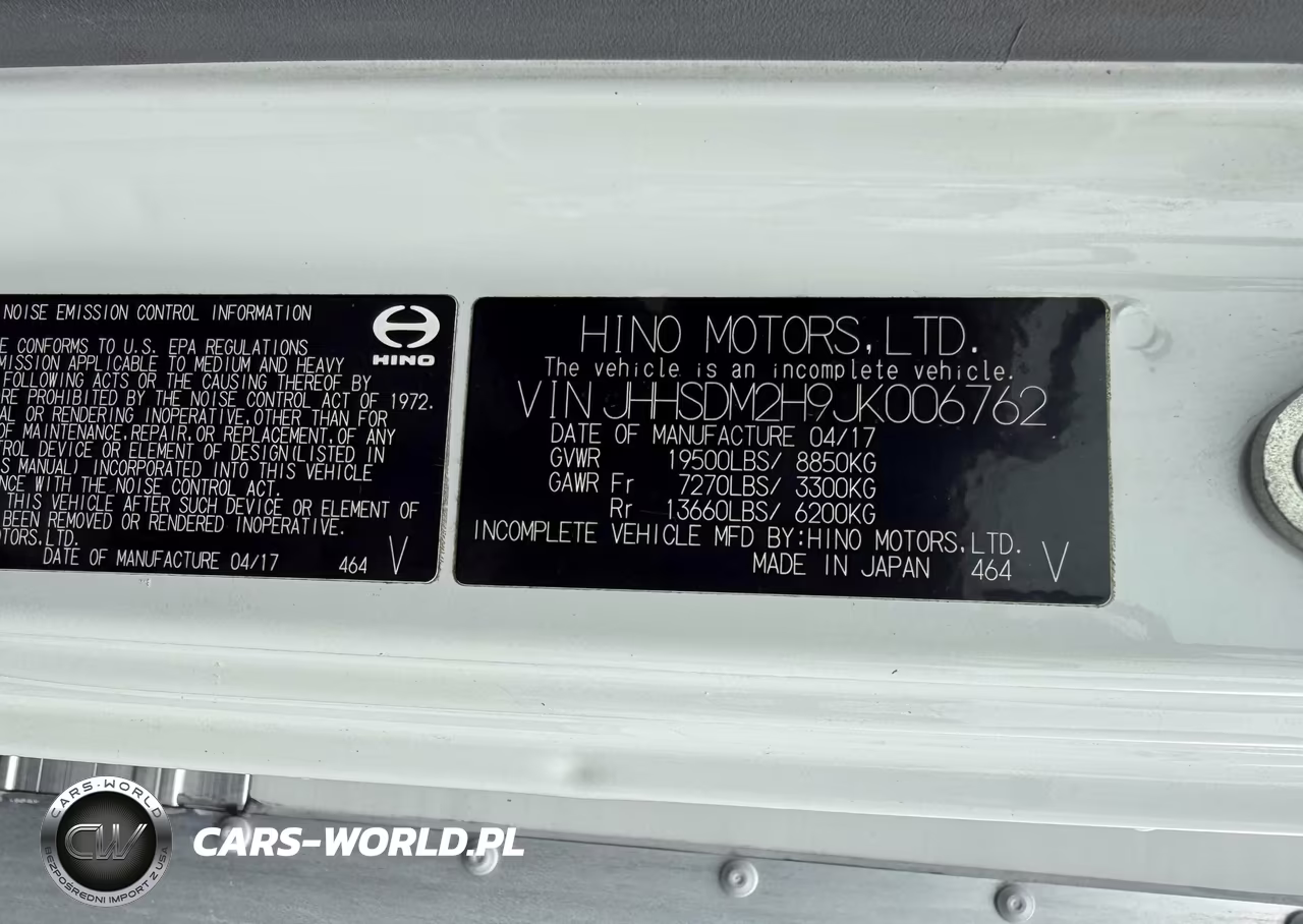 2018 Hino Xjc740-Xfc740 VIN:JHHSDM2H9JK006762 - 10