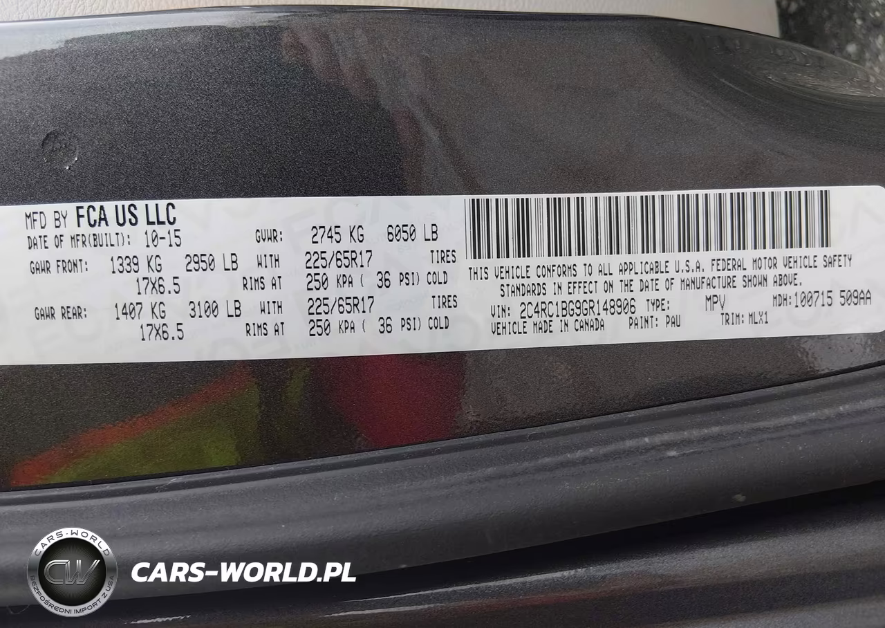 2016 Chrysler Town & Country Touring VIN:2C4RC1BG9GR148906 - 9