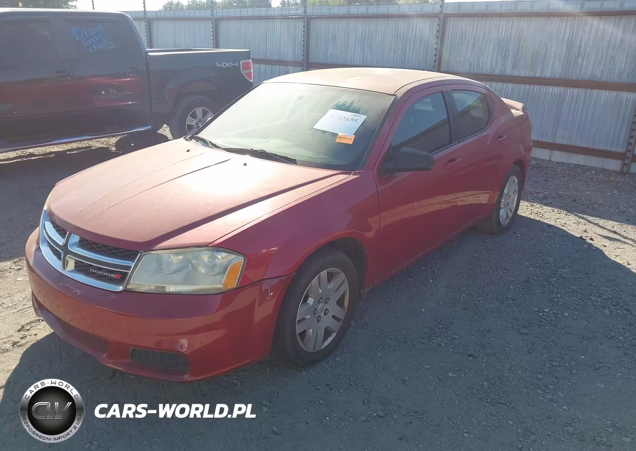 2013 Dodge Avenger Se VIN:1C3CDZAB3DN610851 - 2