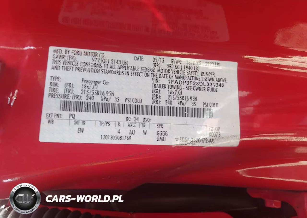 2013 Ford Focus Se VIN:1FADP3F23DL331348 - 9