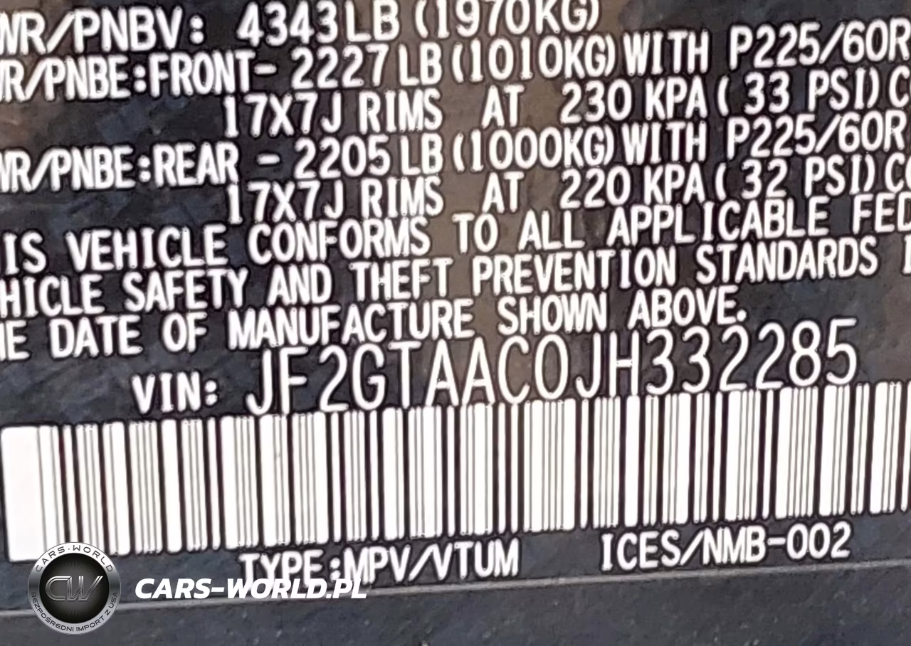 2018 Subaru Crosstrek VIN:JF2GTAAC0JH332285 - 9