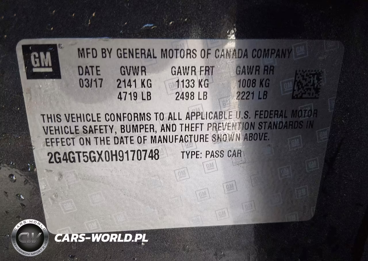 2017 Buick Regal Turbo Gs VIN:2G4GT5GX0H9170748 - 9