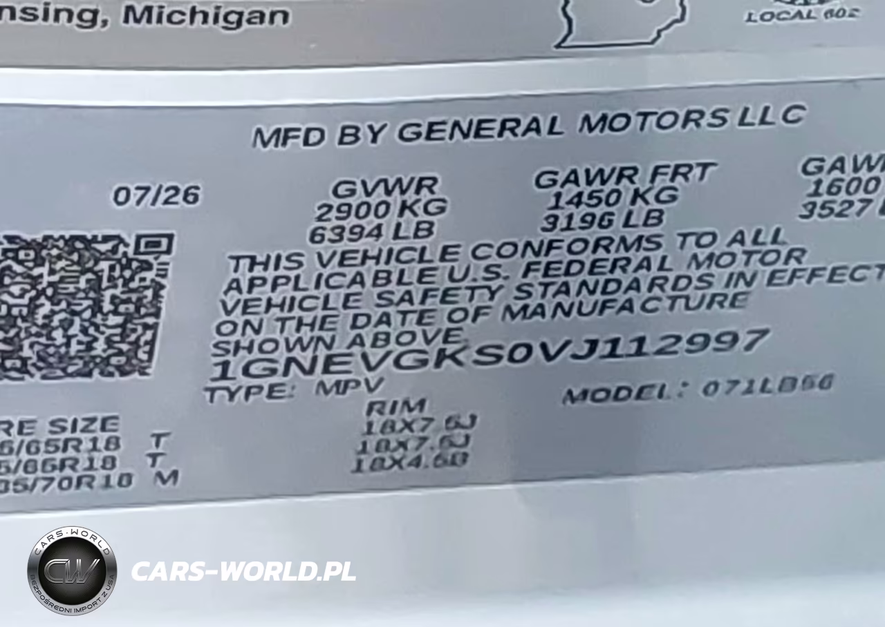 2027 Chevrolet Traverse Limited VIN:1GNEVGKS0VJ112997 - 9