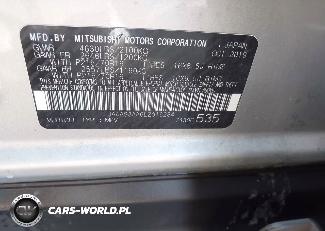 2020 Mitsubishi Eclipse Cross Es 1.5T VIN:JA4AS3AA6LZ016284 - 9