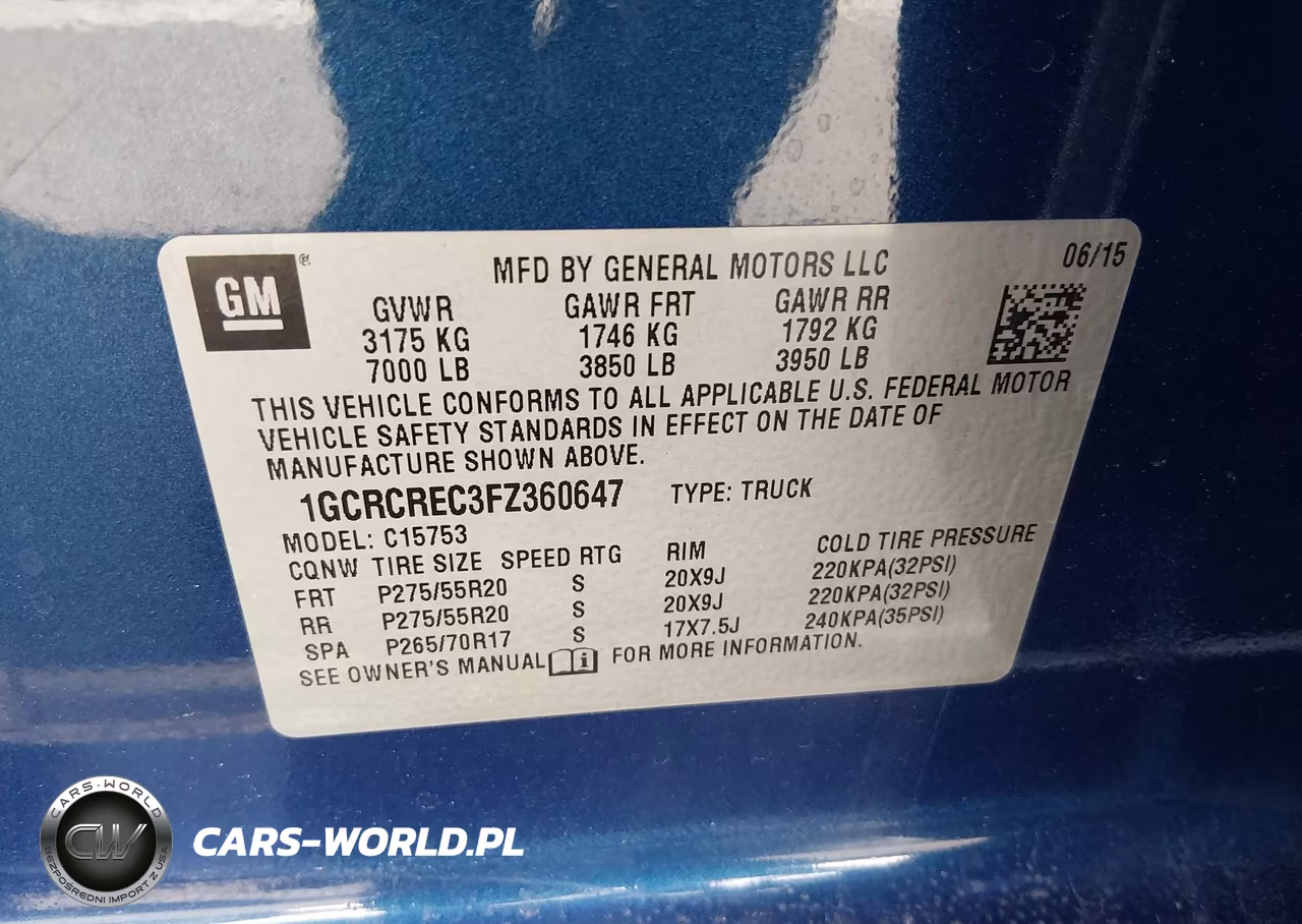 2015 Chevrolet Silverado 1500 1Lt VIN:1GCRCREC3FZ360647 - 9