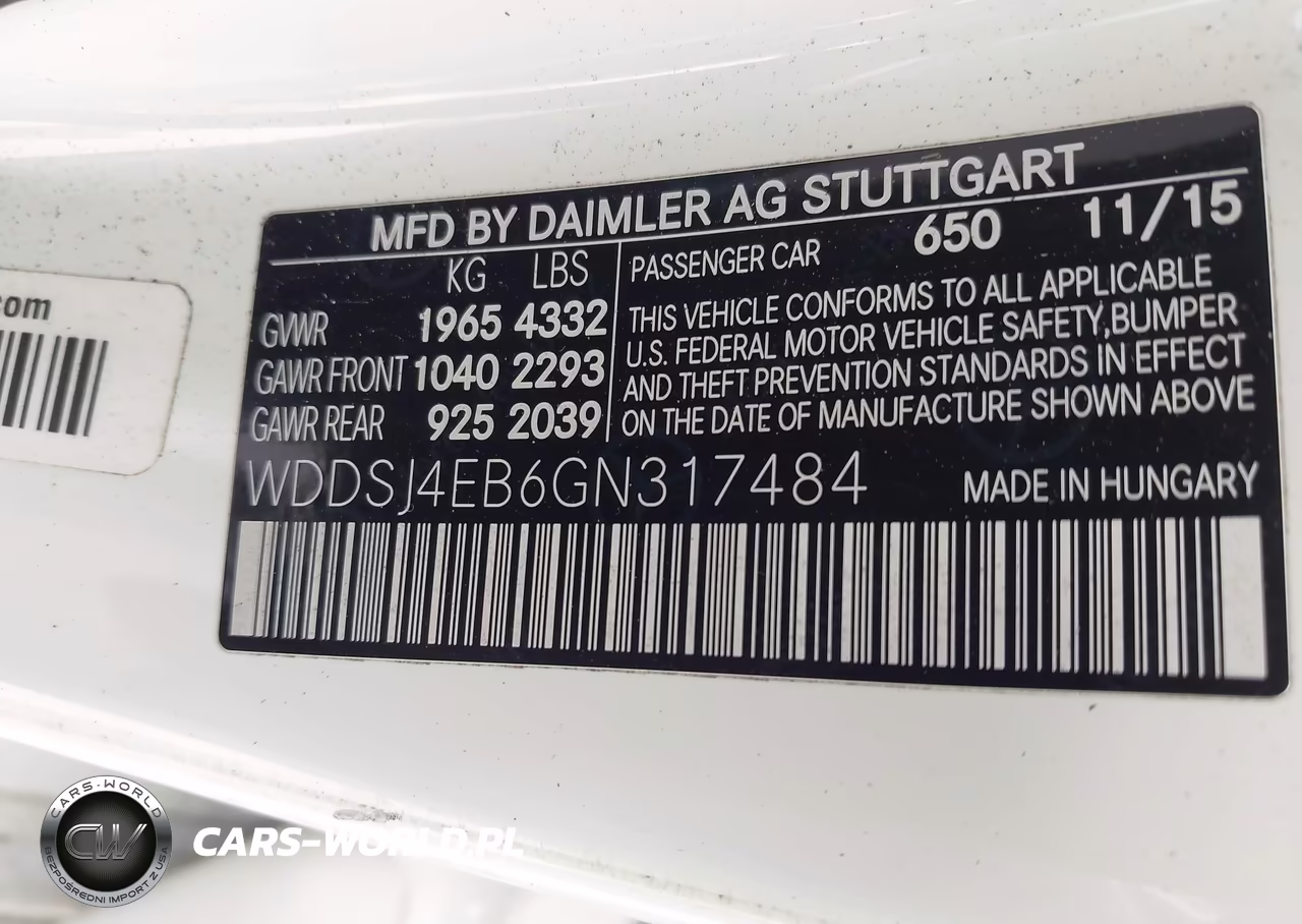 2016 Mercedes-Benz Cla 250 VIN:WDDSJ4EB6GN317484 - 9