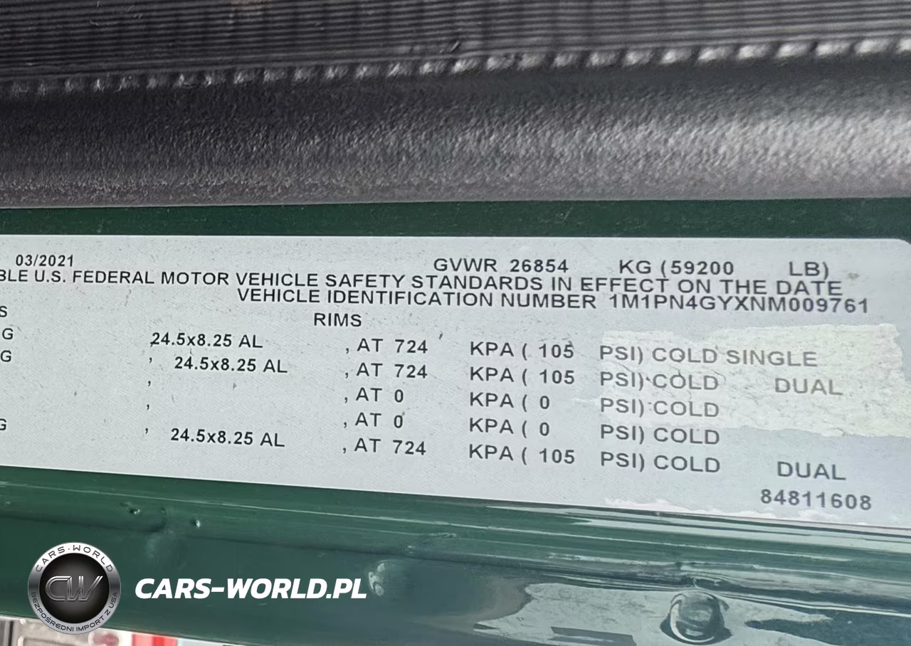 2022 Mack Pinnacle VIN:1M1PN4GYXNM009761 - 10