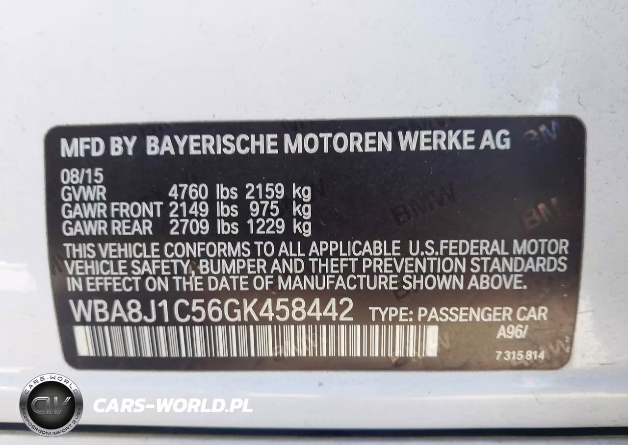 2016 BMW 3 Series 328D xDrive VIN:WBA8J1C56GK458442 - 9
