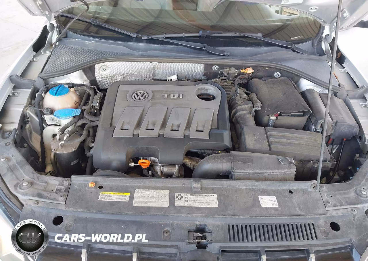 2013 Volkswagen Passat 2.0L Tdi Sel Premium VIN:1VWCN7A38DC066622 - 10