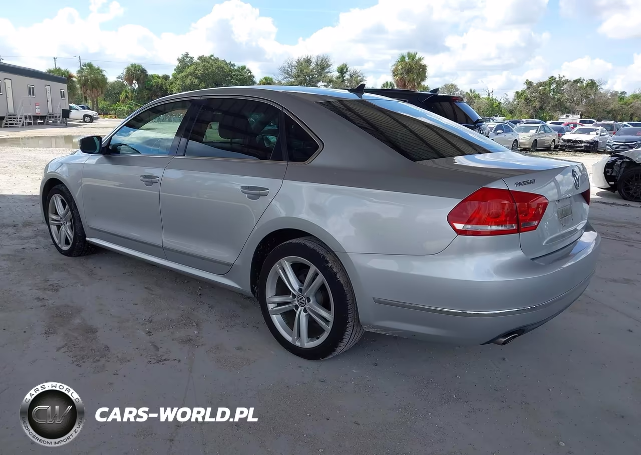 2013 Volkswagen Passat 2.0L Tdi Sel Premium VIN:1VWCN7A38DC066622 - 3