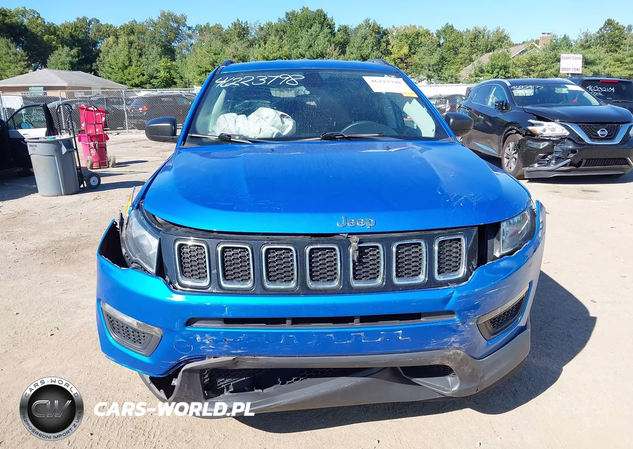 2020 Jeep Compass Sport Fwd VIN:3C4NJCAB3LT256824 - 12