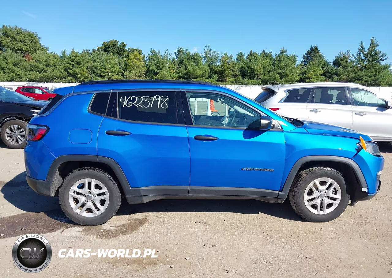 2020 Jeep Compass Sport Fwd VIN:3C4NJCAB3LT256824 - 13