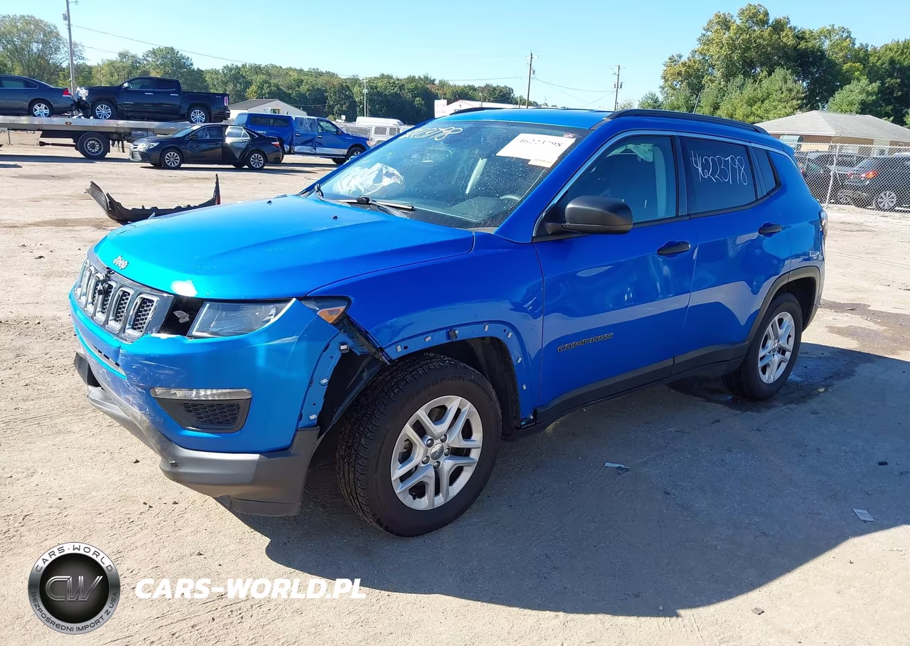2020 Jeep Compass Sport Fwd VIN:3C4NJCAB3LT256824 - 2
