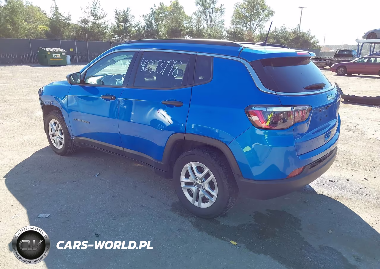 2020 Jeep Compass Sport Fwd VIN:3C4NJCAB3LT256824 - 3