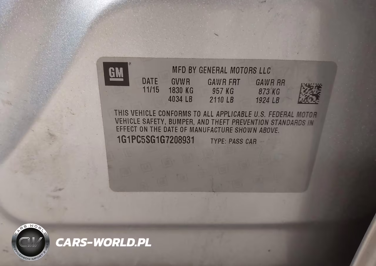2016 Chevrolet Cruze Limited Ls Auto VIN:1G1PC5SG1G7208931 - 9