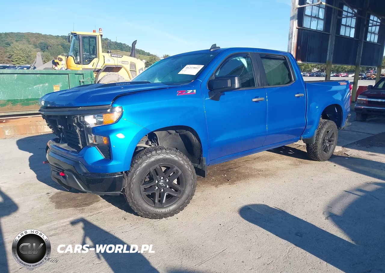 2022 Chevrolet Silverado 1500 4Wd Short Bed Custom Trail Boss VIN:3GCUDCET3NG656206 - 2