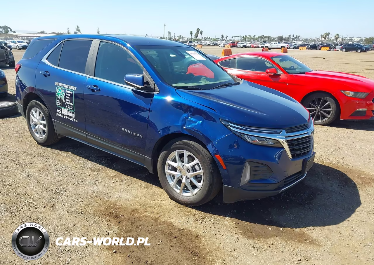 2022 Chevrolet Equinox Fwd Lt VIN:3GNAXKEV2NS203317 - 1