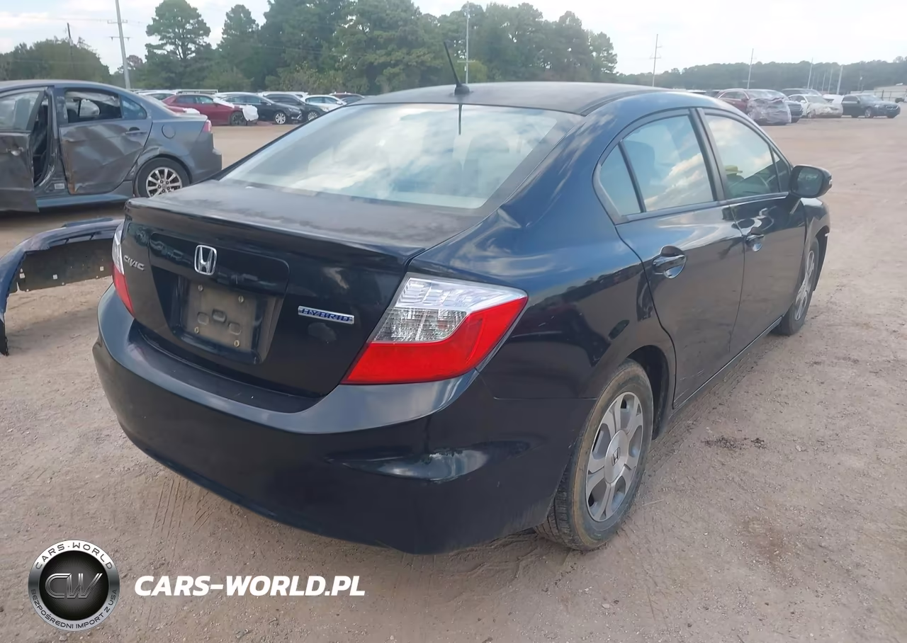 2012 Honda Civic Hybrid VIN:JHMFB4F32CS005592 - 4