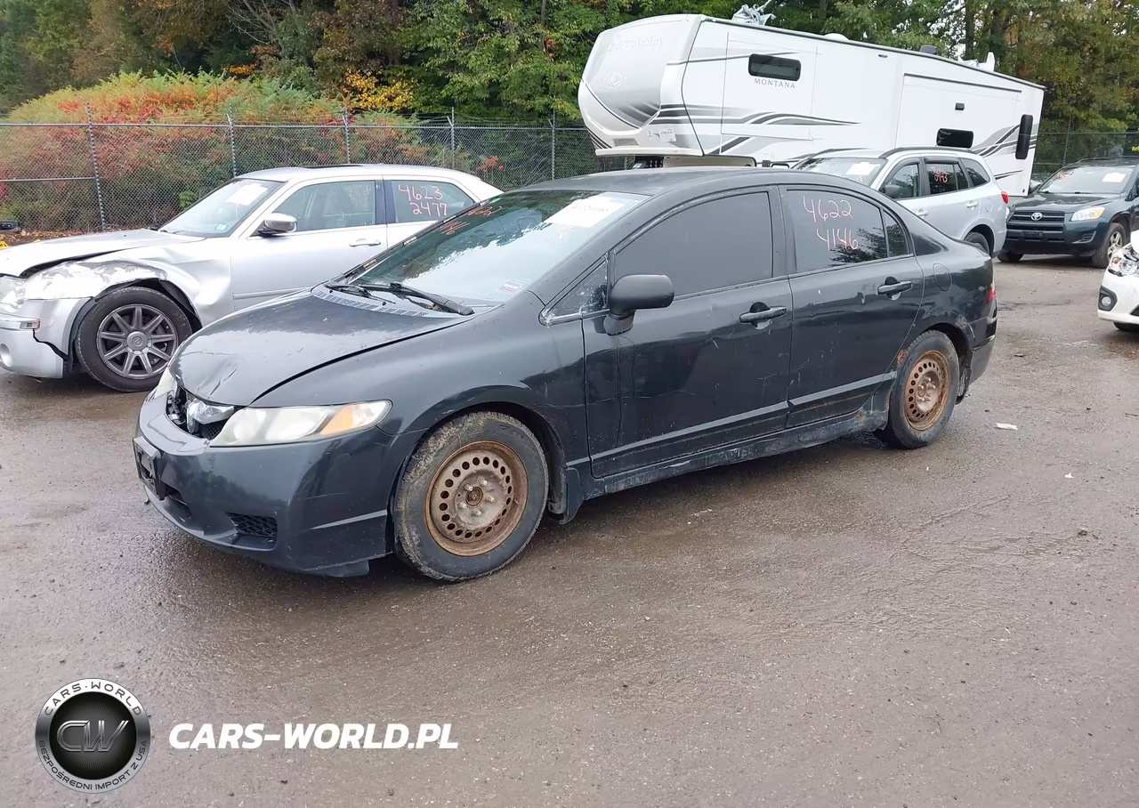 2009 Honda Civic Vp VIN:2HGFA163X9H526855 - 2