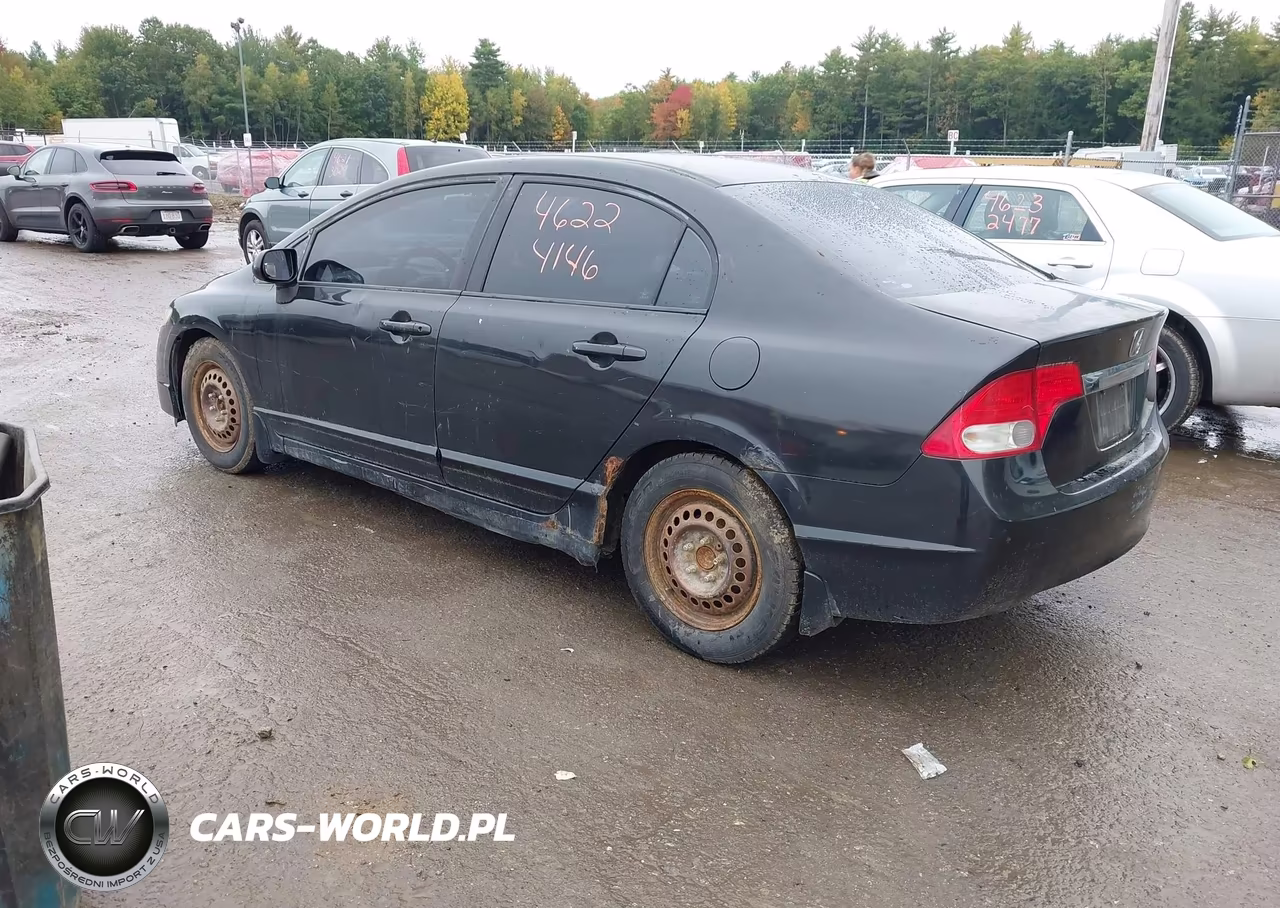 2009 Honda Civic Vp VIN:2HGFA163X9H526855 - 3