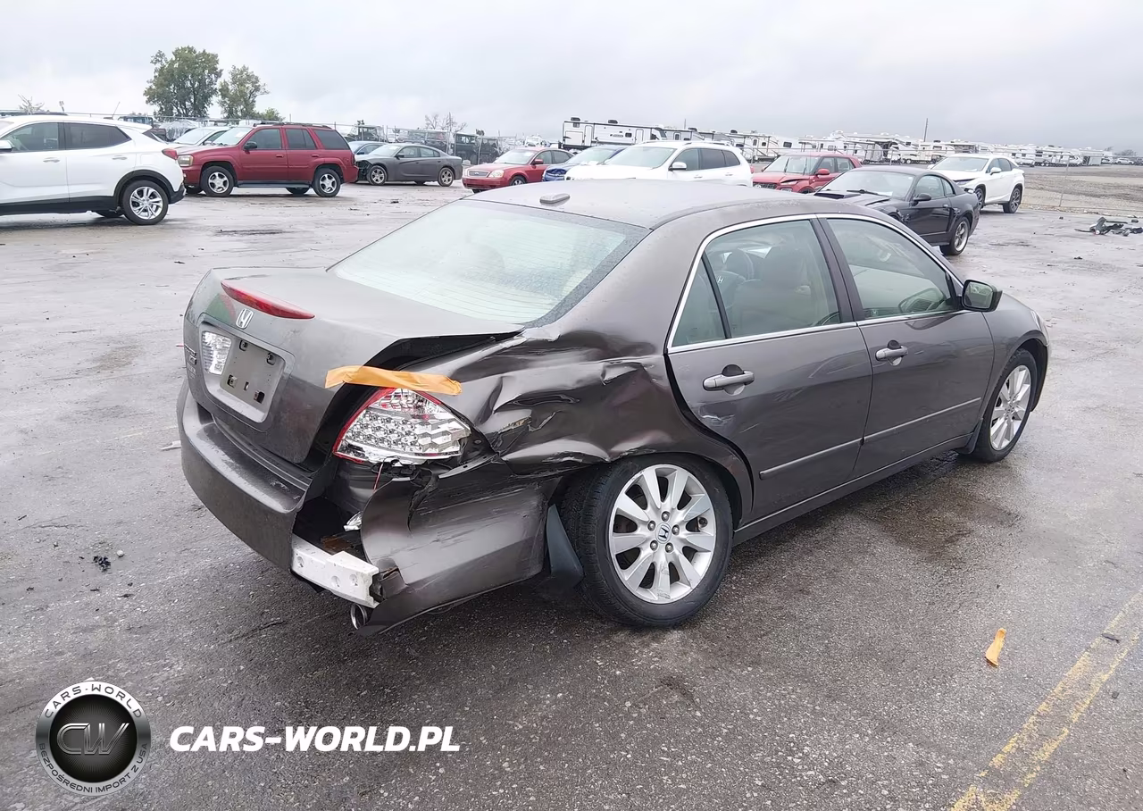 2007 Honda Accord 3.0 Ex VIN:1HGCM66567A006284 - 4