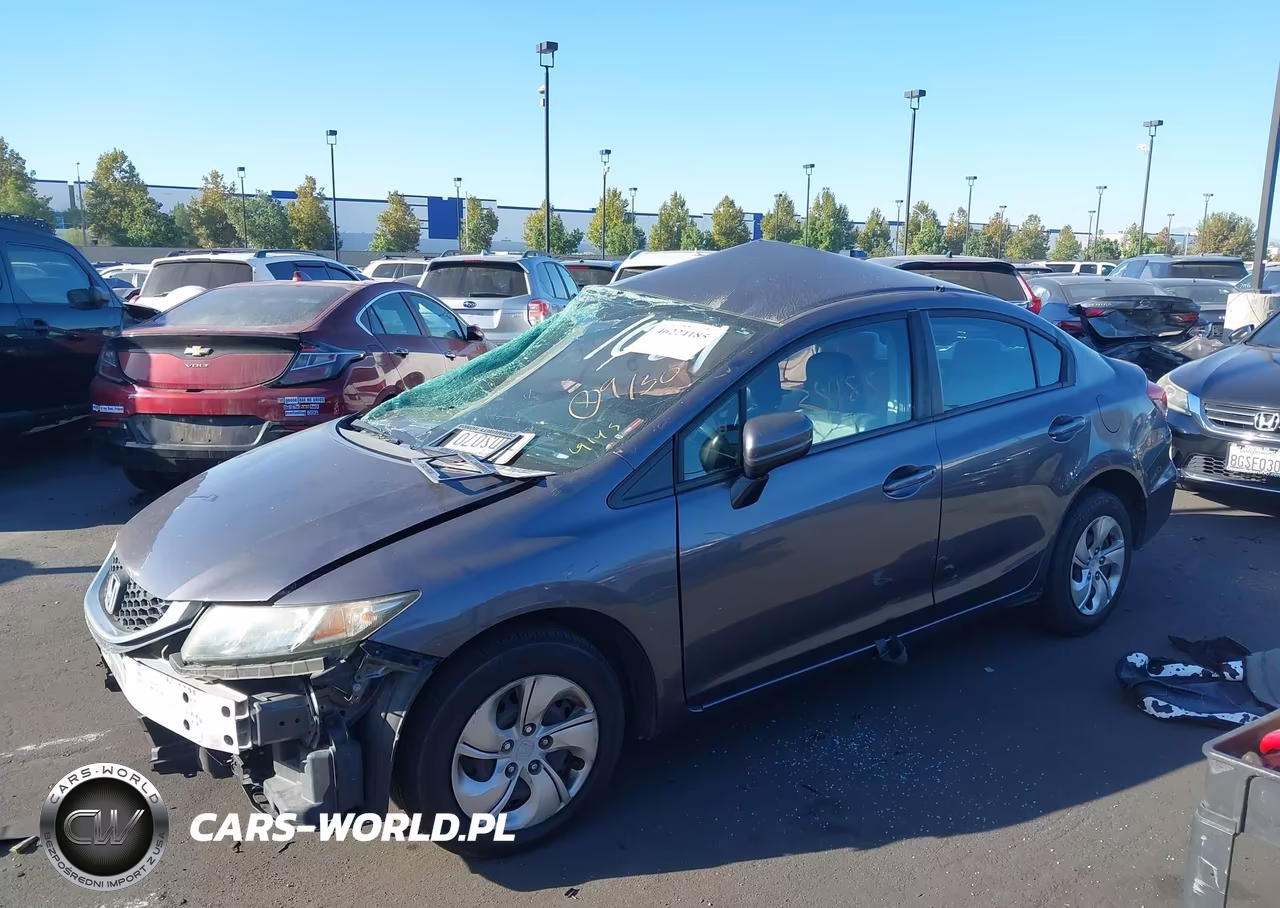 2014 Honda Civic Lx VIN:19XFB2F56EE254703 - 15