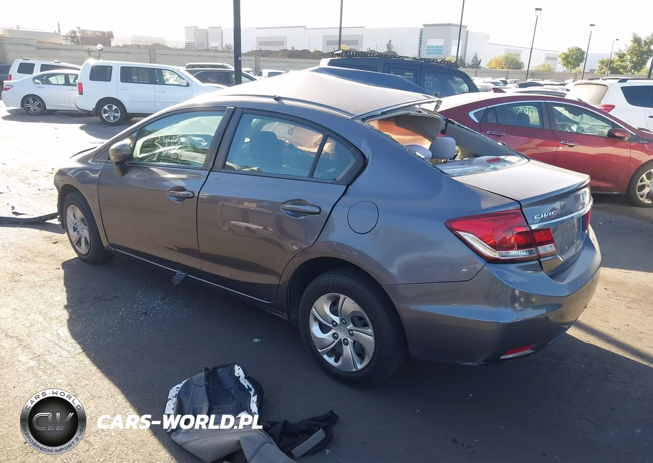 2014 Honda Civic Lx VIN:19XFB2F56EE254703 - 3