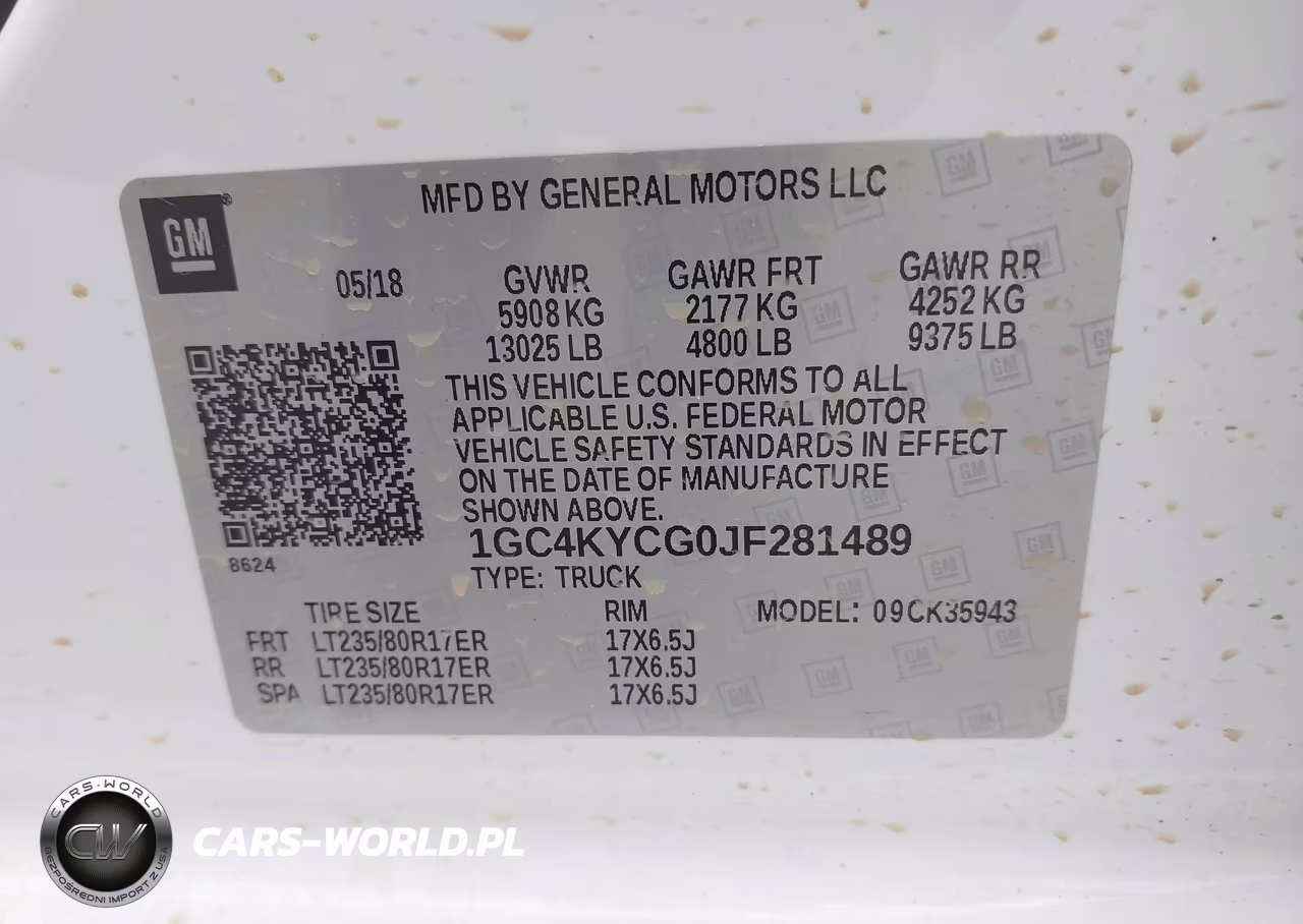 2018 Chevrolet Silverado 3500Hd Wt VIN:1GC4KYCG0JF281489 - 9